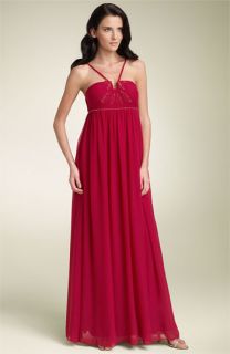 JS Boutique Beaded Chiffon Gown
