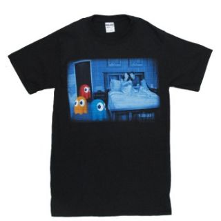 Pac Man Namco Clyde Inky And Blinky Ghosts Adult T Shirt Tee