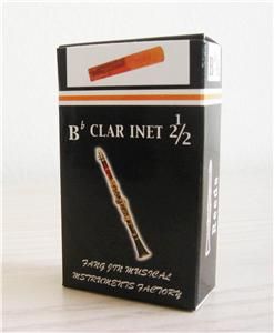 brand new hallelu bb clarinet reeds 2 5 10 in box