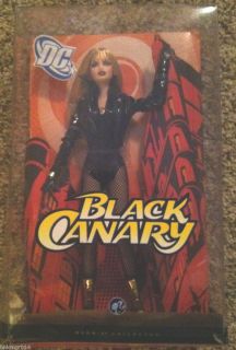 2008 DC Black Canary Black Label Barbie Collection Doll
