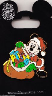   Holiday Pin Collection Set 2 Santa Mickey Mouse with Gifts Pin ONLY