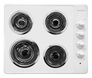  26 26 inch White Electric 4 Burner Stovetop Cooktop FFEC2605LW