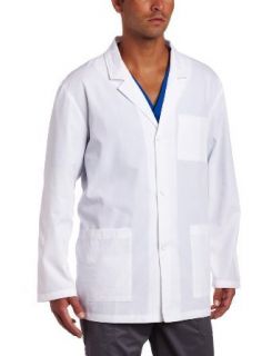 Dickies Everyday Scrubs Mens Lab Coat White Large
