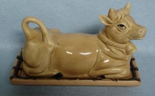 vintage elsie the cow butter dish artmark japan the lady that sold me