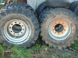Tires Wheels Set of 4 15X19 5 Grove Manlift