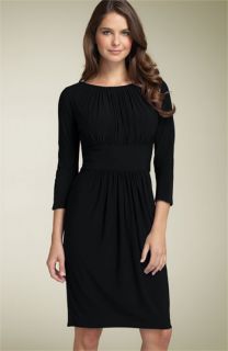 Maggy London Ruched Matte Jersey Dress