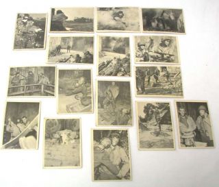 Vintage 1963 1964 Selmur Combat Trading Cards Series 1 and 2 No