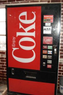 preowned coke vending fridge