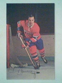 Jean Claude Tremblay 70 71 Montreal Canadiens Postcard