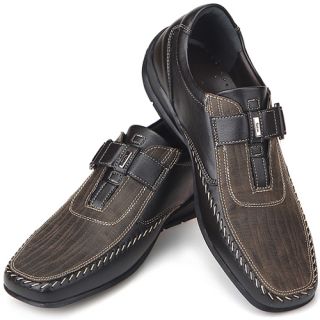 Sense Comfort Casual Club Loafers Dark Brown Mens Shoes