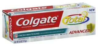Colgate Total Advanced Fresh Toothpaste Gel 4 0 Oz