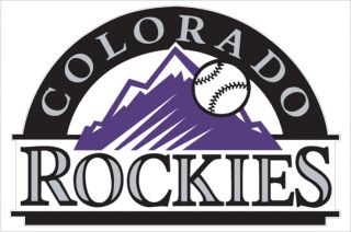 Colorado Rockies 1 MLB Team Logo 8 75x5 75 Decal New