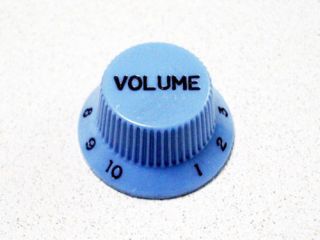Colored Volume Knobs for Stratocaster Metric Blue