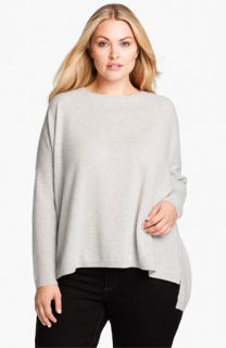 Halogen® High Low Cashmere Sweater (Plus)