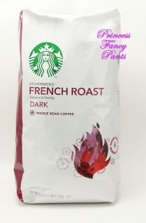 STARBUCKS French Roast Dark Whole Bean Coffee 2 5 lbs 40 oz NEW FRESH