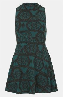 Topshop Aztec Polo Tunic