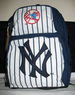 Yankees Cooperstown Collection Navy White Backpack NWT