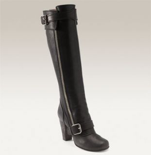 Chloé Tall Shaft Zip Leather Boot