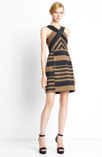 Lanvin Striped Halter Dress