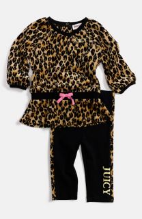 Juicy Couture Leopard Print Tunic & Leggings (Infant)