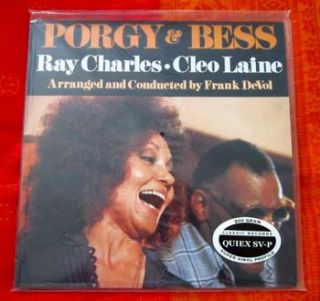 SEALED RAY CHARLES CLEO LAINE PORGY & BESS 2 LP VINYL 200 GRAM CLASSIC