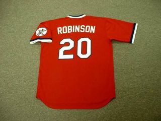 frank robinson indians 1975 throwback jersey xxl
