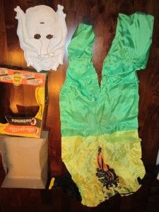 Up for auction is a OLD COLLEGEVILLE CRAWLY CREEPER COSTUME + MASK