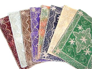 Beaded Placemats Indian Placemats Set of 4 Tablemats