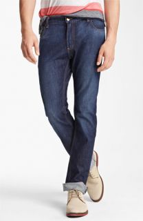 Billy Reid Slim Fit Jeans (Washed Blue)