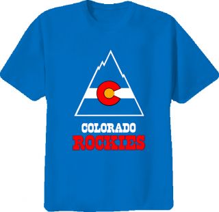  Colorado Rockies 1976 Hockey Team NHL Tshirt