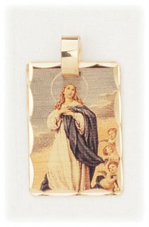Madonna Immaculate Conception Our Lady Pendant Catholic Medal Charm