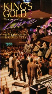 The Kingsmen Gold City Kings Gold 2 Live Concert VHS Video