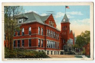State Teachers College Valley City ND North Dakota Vintage Postcard