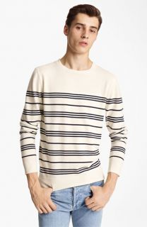 A.P.C. Stripe Crewneck Wool Sweater