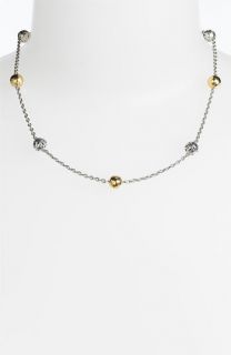 Lois Hill Marquise Bead Station Necklace