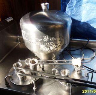 Conde Stainless Steel Milker Reciever Jar