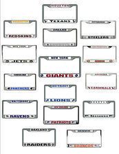 NFL Team Chrome License Plate Frame NFL Auto Tag Officially Licensed