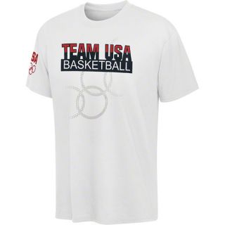2012 Olympics White Official Team USA Basketball T Shirt