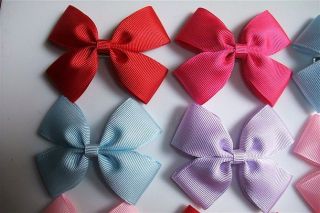 Lot 10 Hair Bow Clip Barrettes Baby Girl Toddler