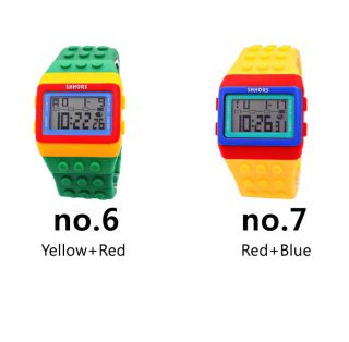 2ne1 BIGBANG NEW Lego Style Clock★Fashion/digital/day/month/alarm