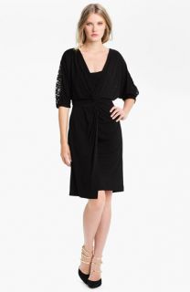 Suzi Chin for Maggy Boutique Knot Detail Jersey Dress