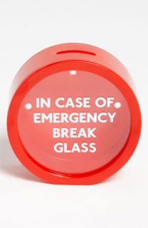Suck UK Emergency Break Glass  Money Box