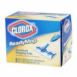 Clorox Ready MOP Absorbent Mopping Pads Refill 8 Pads