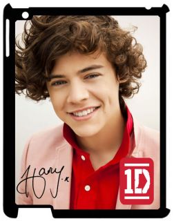 One Direction 1D Harry Styles Autograph Apple iPad 2 Back Hard Case