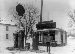 the clough service station was located in west alton new hampshire kit