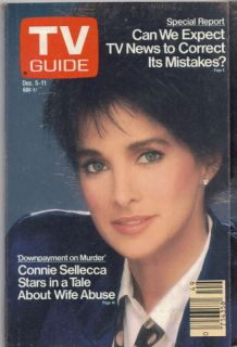 TV Guide December 5 1987 Connie Sellecca NY EDT