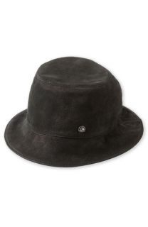 Armani Collezioni Nubuck Leather Bucket Hat