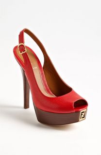 Fendi Fendista Slingback Sandal