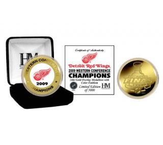 Detroit Red Wings 2008 09 Western Conference Champs Coin —