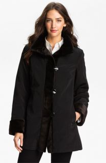 Gallery Storm Coat with Faux Fur Lining
